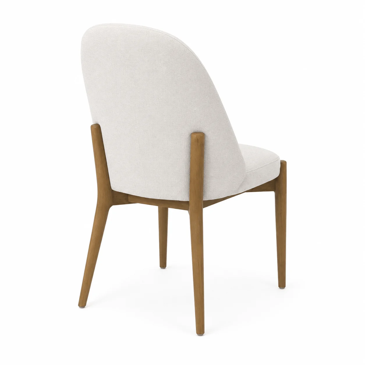 Liverpool Dining Chair: Ivory natural wood